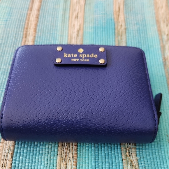 kate spade Handbags - Kate Spade Blue Wallet